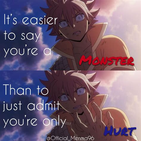 Natsu Dragneel || Fairy Tail || Anime Quote | Fairy tale anime, Fairy tail quotes, Fairy tail anime