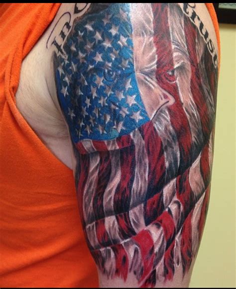 Tattered American Flag Tattoo Designs at Tattoo