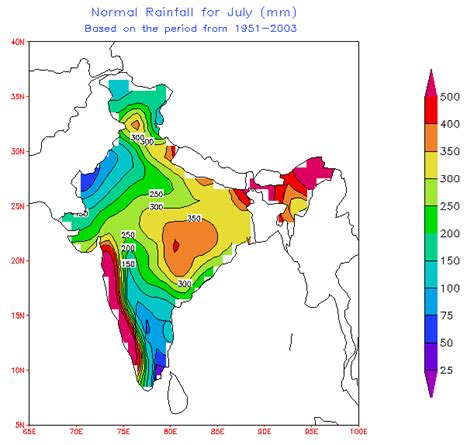 India Monsoon Coverage Map