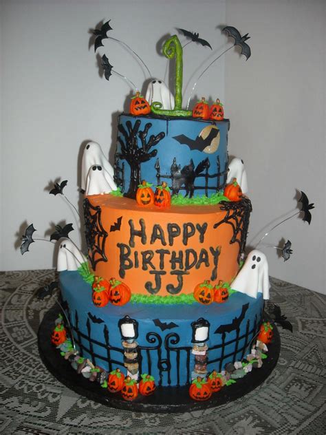 Halloween Themed 1St Birthday Cake - CakeCentral.com