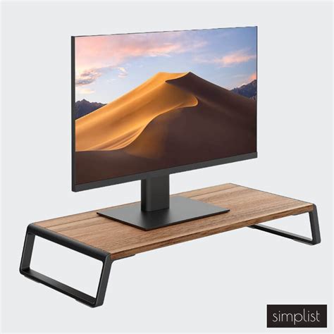 Buy Simplist Upergo Ergonomic Monitor Stand Riser with Aluminum Feet ...