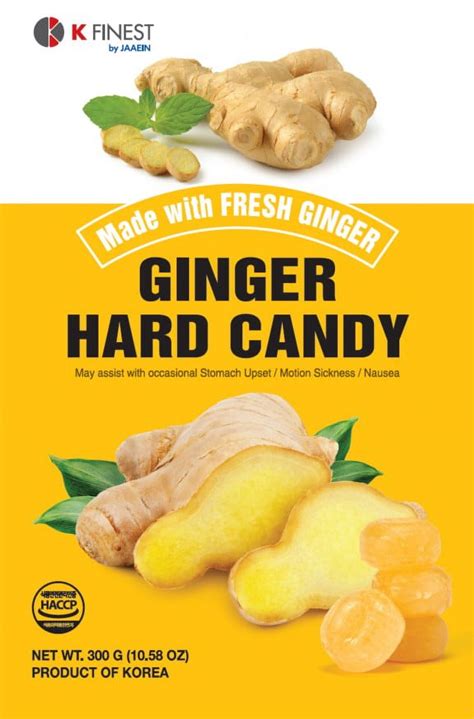 GINGER HARD CANDY_10.58oz_Made with Fresh Ginger_Relieve Nausea, motion ...