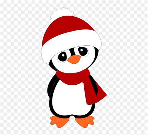 Little Penguin Image - Cute Penguin Cartoon Christmas - Free Transparent PNG Clipart Images Download