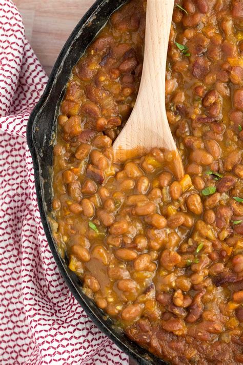 Thick & Rich Canned Baked Beans - Borrowed Bites