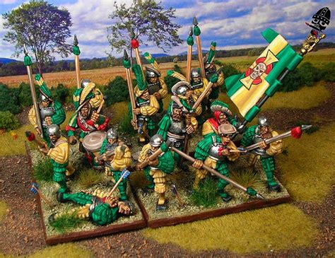 Hordes of the Things - 28mm - The Empire spearmen from Games Workshop ...