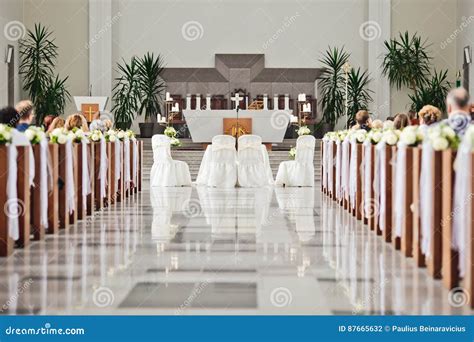 Church before wedding editorial photography. Image of catholic - 87665632