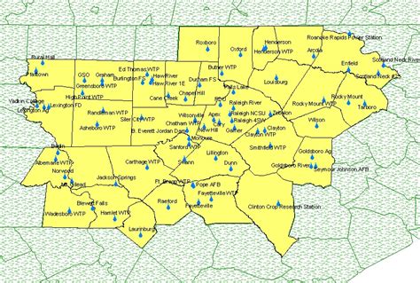 Raleigh Durham Zip Code Map | Time Zones Map