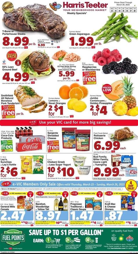 Harris Teeter Weekly Ad Flyer Specials March 22 to March 28, 2023