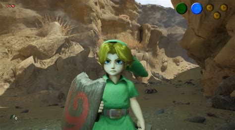 Zelda: Ocarina of Time Unreal Engine 5.2 Mountain Trail Demo Released