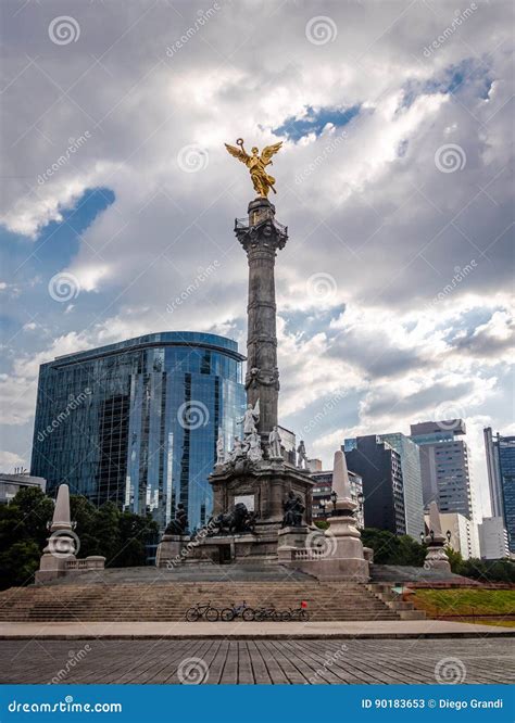 Angel of Independence Monument - Mexico City, Mexico Editorial Stock ...