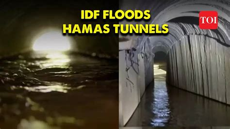 Watch: Israeli Military floods Hamas tunnels in Gaza with seawater to ...