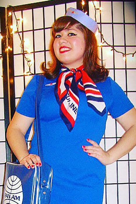 Retro Flight Attendant: Got a solid shift dress in your closet? You're ...