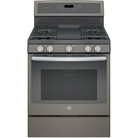 Shop GE Profile 5-Burner Freestanding Convection Gas Range (Slate ...