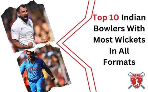 Top 10 Indian Bowlers With Most Wickets In All Formats - Crictv4u