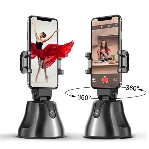 Smart Tracking Robot Cameraman Face Tracking Selfie Stick Stand, 360 ...