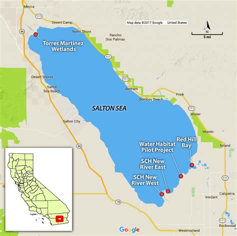 Salton Sea Road Map - Salton Sea California Map - Printable Maps