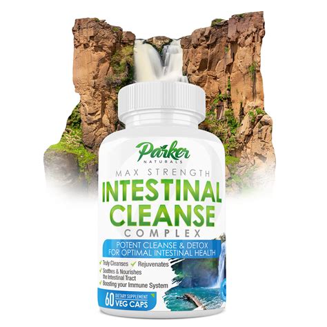 Parker Naturals Intestinal Cleanse for Humans, Extra Strength, With Bl ...