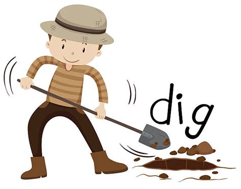 Best Man Digging Hole Illustrations, Royalty-Free Vector Graphics & Clip Art - iStock