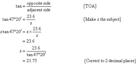 Using the Tangent Ratio