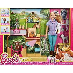 Barbie Farm Vet Doll & Playset, Playsets - Amazon Canada