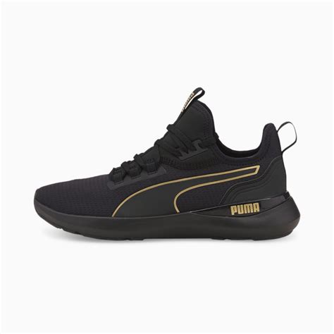 Pure XT Women's Training Shoes | Puma Black-Puma Team Gold | PUMA Shoes | PUMA