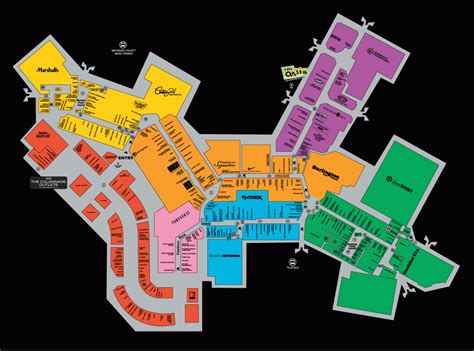 Center Map For Ellenton Premium Outlets® - A Shopping Center In ...