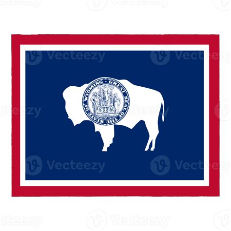 Wyoming Flag - State of America 26804050 PNG