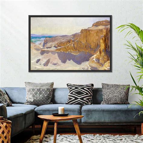 Cliffs at deir el bahri egypt 1890 1891 wall art – Artofit