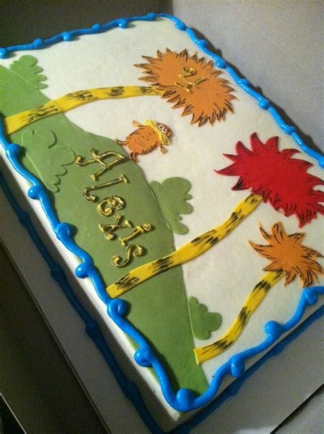 Lorax Birthday Cake! - CakeCentral.com