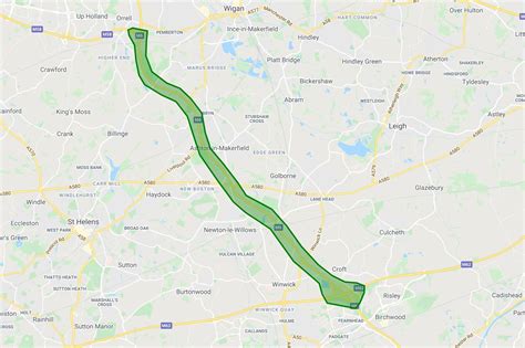 Map Of M6 Motorway Junctions - Charis Augustina