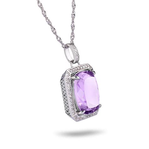 Rainbow Collection Amethyst Pendant