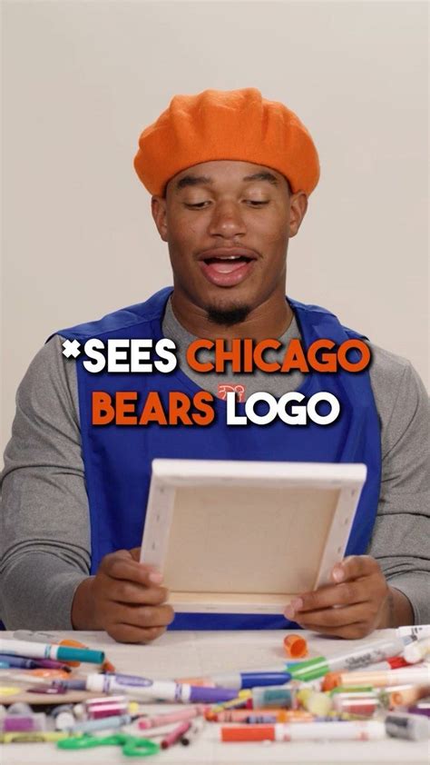 Chicago Bears: We asked rookie WR Velus Jones to draw the @chicagobears logo. Here’s how it wen ...