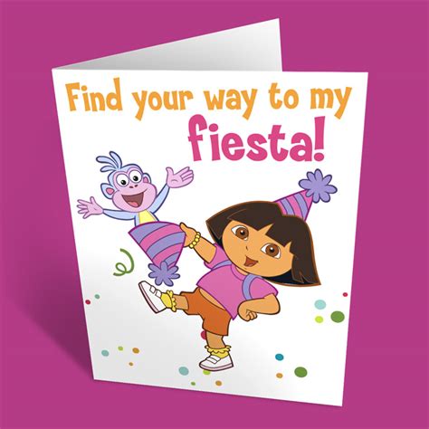 Dora the Explorer Birthday Party Invitations | Nickelodeon Parents