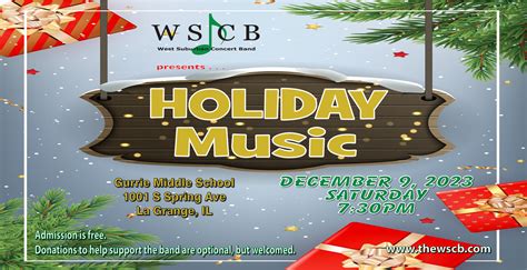 2023 Holiday Concert — The West Suburban Concert Band