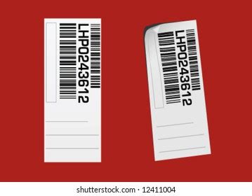 Barcode Label Vector Stock Vector (Royalty Free) 12411004 | Shutterstock