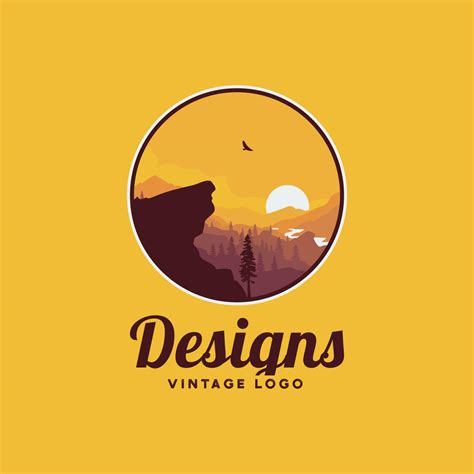 outdoor emblem illustration logo design. 24383192 Vector Art at Vecteezy