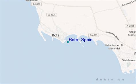 Rota, Spain Tide Station Location Guide