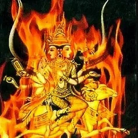 Agni: Hindu God Of Divine Illumination And One Of The Three Supreme Deities Of Vedic Lore ...