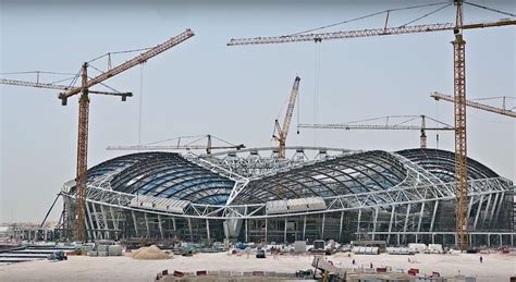 These Time-Lapses Capture the Construction of the 2022 Qatar World Cup ...