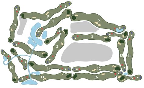 Course Layout - Meadowlands Golf Club at Sylvan Lake