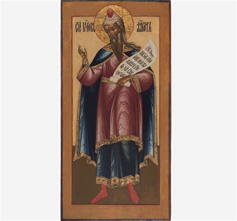 Holy High Priest Aaron, brother of Moses. Wooden orthodox icon – iconsofsaints.com