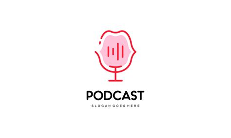 Creative podcast logo design vector 23000084 Vector Art at Vecteezy