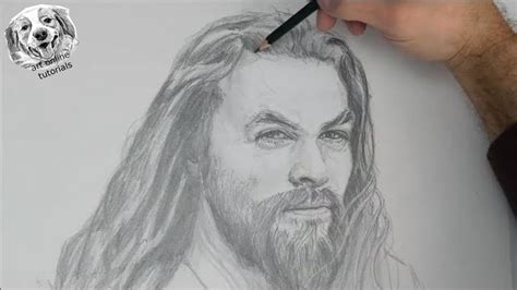 How to Draw a Portrait with Pencil Step by Step | Jason Momoa - YouTube