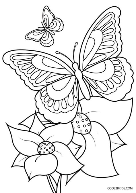 Printable Butterfly Coloring Pages For Kids | Coloring pages, Butterfly ...