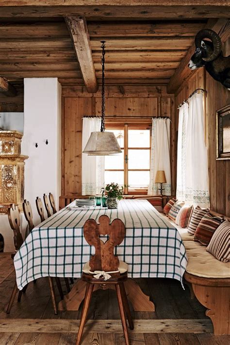 austrian chalet decor rustic alps - Google Search | Home, House interior, Chalet design