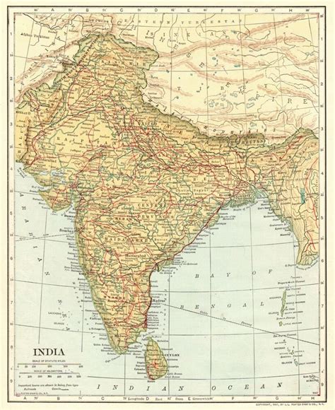 Exploring The Fascinating World Of Old Maps Of India - 2023 Calendar ...