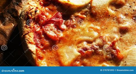 Pizza texture close up. stock image. Image of food, dinner - 270781093