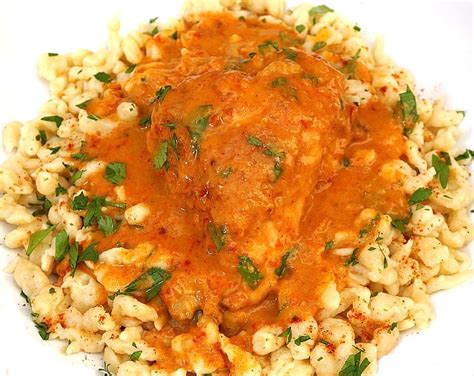 Authentic Hungarian Chicken Paprikash