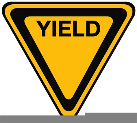 Clipart Yellow Yield Sign | Free Images at Clker.com - vector clip art online, royalty free ...