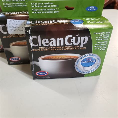 6 BOXES OF NEW KEURIG MACHINE CLEANING PODS RETAIL $10.99/BOX